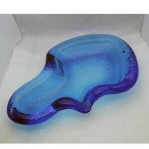 Vintage MCM Bischoff Cobalt Blue